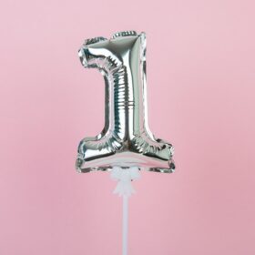 Globos de números para pasteles