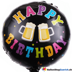 Happy Birthday Bier Folien beer Luftballon Geburtstagsfeier Dekoration Party