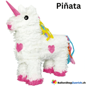 Piñata Pinata Einhorn Unicorn weiss