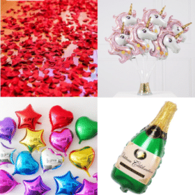 Миниатюрные фольгированные воздушные шары для украшения стола, букеты и т.д. Разное