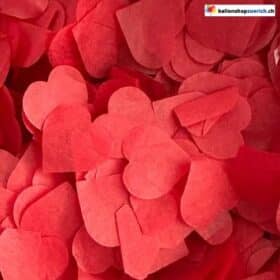 Confetti Hearts Red Tissue Paper