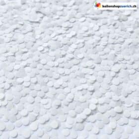 White confetti, scatter paper decoration for weddings and parties