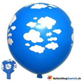 Giant blue/white cloud balloon, birthday, wedding decoration, aviation, holiday, vacation, Hawaii theme, children's birthday party, air