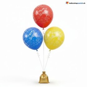 Geburtstag Ballons Bunt Latex