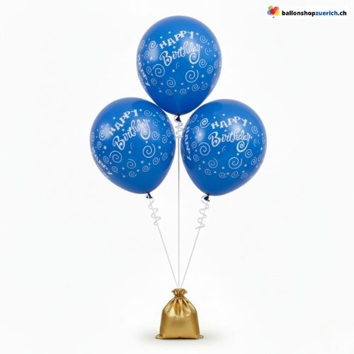 Geburtstag Ballons Bunt Latex