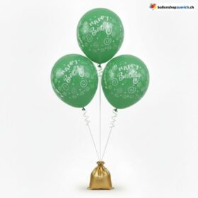 Geburtstag Ballons Bunt Latex