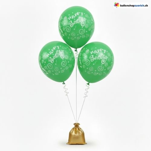 Geburtstag Ballons Bunt Latex