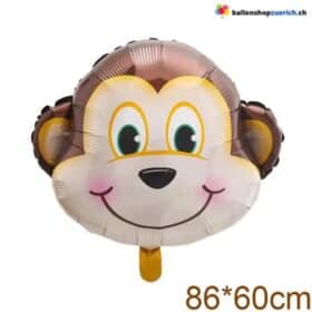 Grosse Tiger Zebra Giraffe Affe Kuh grosse Tier - Folien Ballons
