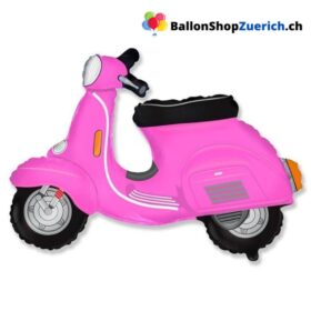 Vespa Luftballon Roller Pink Folie Helium Ballon 98cm