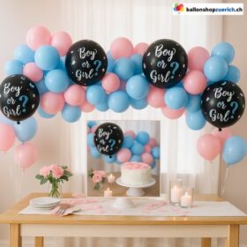 Ballongirlande Deko-Set Boy or Girl ? 200cm