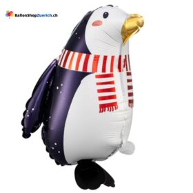 Pinguin mit Schal Walking Spazieren Airwalker Winter