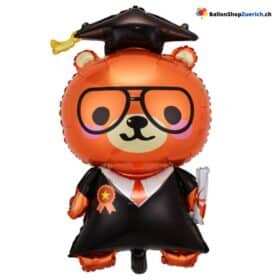 Luftballon CONGRADUATION Bär Congrad Gratulation Ballon Heliumballon Abschluss Glückwunsch Abschlussfeier Prüfung Matura Studium Doktor