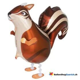 Luftballon Eichhörnchen Walking Folien Ballon