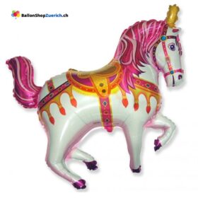 Zirkuspferd Pferd Zirkus Luftballon Kinderparty Rosa
