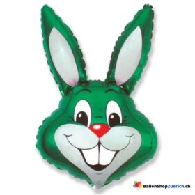 Hasenballon Luftballon Bunny Kaninchen Hase Folie Luftballons Cartoon Ballon Kinder Spielzeug Ostern Dekoration Osterhase Grün