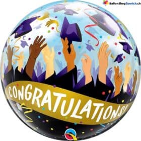 Congratulations balloon, large bubble balloon, helium balloon, graduation, congratulations, graduation ceremony, exam, high school diploma, university studies
