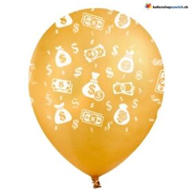 Latexballons Geld & Dollar 5er Set