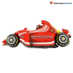 Rennauto ballon rot