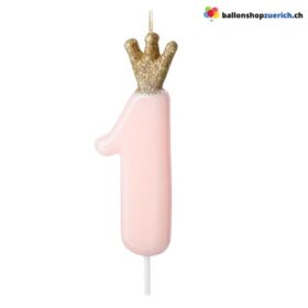Zahl 1. Geburtstag Krone Rosa Kuchenkerze1.jpg Zahl 1. Geburtstag Krone Rosa Kuchenkerze