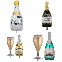 Пляшки та склянки