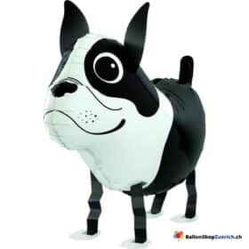 Frenchy Bulldogge Hund Walking Folien Ballon Airwalker Party Geburtstag Kinderballon