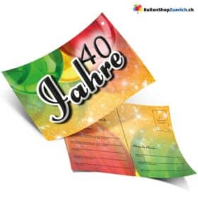 Ballonflugkarten Happy Birthday Geburtstag Wettflugkarten