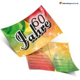 Ballonflugkarten Happy Birthday Geburtstag Wettflugkarten