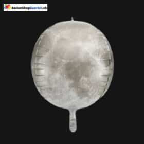 Mond Kugel Folie Luftballon Heliumballon Space Party Event Apero Silvester Tema Dekoration