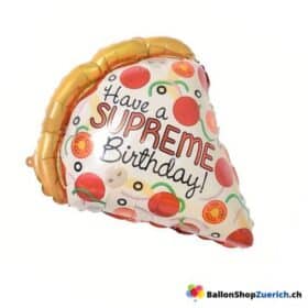 Pizza Food Essen Bio Party Street Food Festival Ballons Sommer Thema Dekorationen für Geburtstag Party Strand Garten Folien Ballon Luftballon