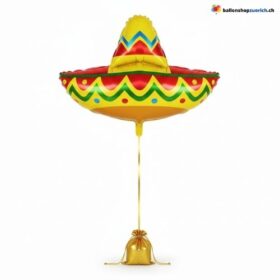 Sombrero Ballon Bunt Fiesta Mexiko Party