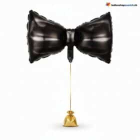 Nœud papillon, ballon, nœud noir, gentleman