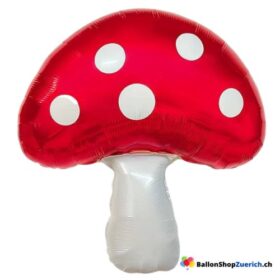 Fliegenpilz Pilz Weiss Rot Folie Heliumballon Dekoration Luftballon