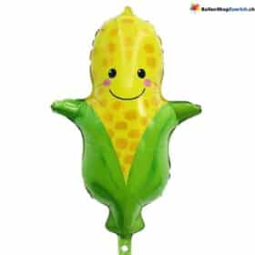 Maiskolben Gemüse Folie Party Geburtstag Dekoration Essen Vegan Natur Luftballon Heliumballon