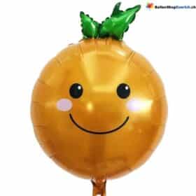 Orange Frucht Folie Party Geburtstag Dekoration Essen Vegan Natur Luftballon Heliumballon