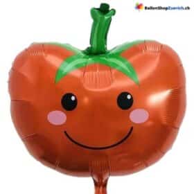 Tomate Gemüse Folie Party Geburtstag Dekoration Essen Vegan Natur Luftballon Heliumballon