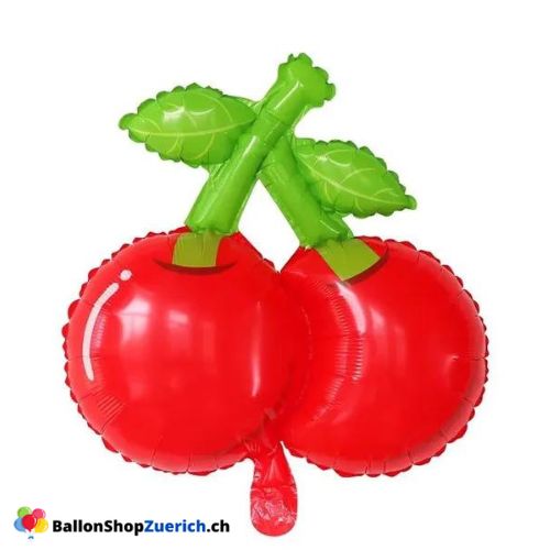 Kirschen Chriesi Folie Dekoration Luftballon