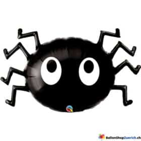 Spinne Schwarz Halloween Folie Luftballon Party Kinder Heliumballon