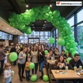 Ballongirlande Grün 106-teilig