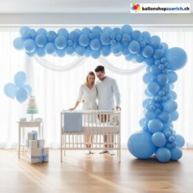 Ballongirlande Hellblau 106 Stück Set Ballon Bogen Party