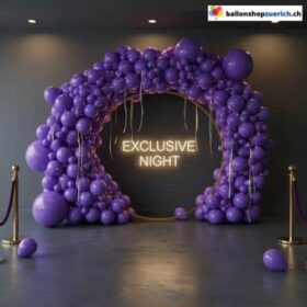 Ballongirlande Violett 106 Stück Set Ballon Bogen Party