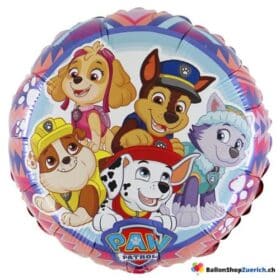 Paw Patrol Adventure Hunde, Chase, Marshall, Rocky, Zuma, Rubble, Skye, Patrol Ballon Party Geburtstag Geschenk Luftballon