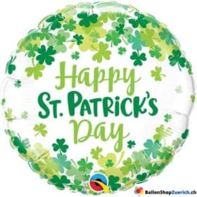 Happy St. Patrick's Day Kleeblätter Glück Folie Heliumballon Party Glückwunsch Dekoration