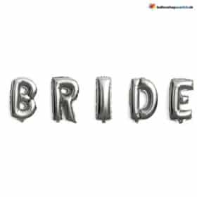 Juego de letras con globos para NOVIA