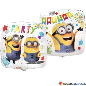 Minions Doppelseitig Kinderfilm Folienballon Luftballon Dekoration Geburtstag Kinder Ballons Party1.jpg Minions Doppelseitig Kinderfilm Folienballon Luftballon Dekoration Geburtstag Kinder Ballons Party2.jpg