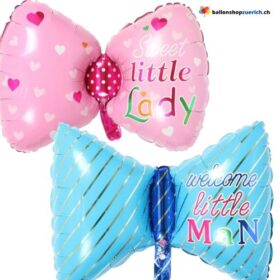 Welcome Little Man / Lady Schmetterling Girl Junge Mädchen Ballon Baby-Dusche Dekorationen Neugeborenen Luftballons Geburt Baby Shower Party Dekoration Junge oder Mädchen