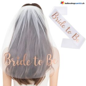 Bride to be Schleier Braut zu sein Schleife