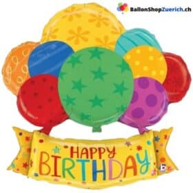 Balão gigante de aniversário em formato de estrela e bolinhas para decoração de festa infantil, balão de hélio