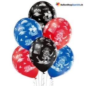 Set 6 Stück Pirate Schiff Luftballons Dekoration Geburtstag Kinder Latex Ballons Party