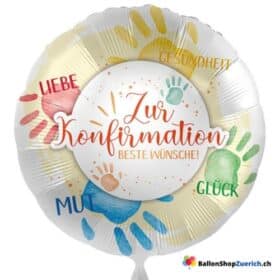 I migliori auguri per la tua cresima! Palloncino in foil, palloncino per festeggiamenti, palloncino