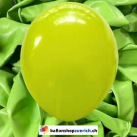 Apfelgrün Luftballons Heliumballons 1A Qualität Natur Kautschuk Gummi Ballons 100% abbaubar Latex